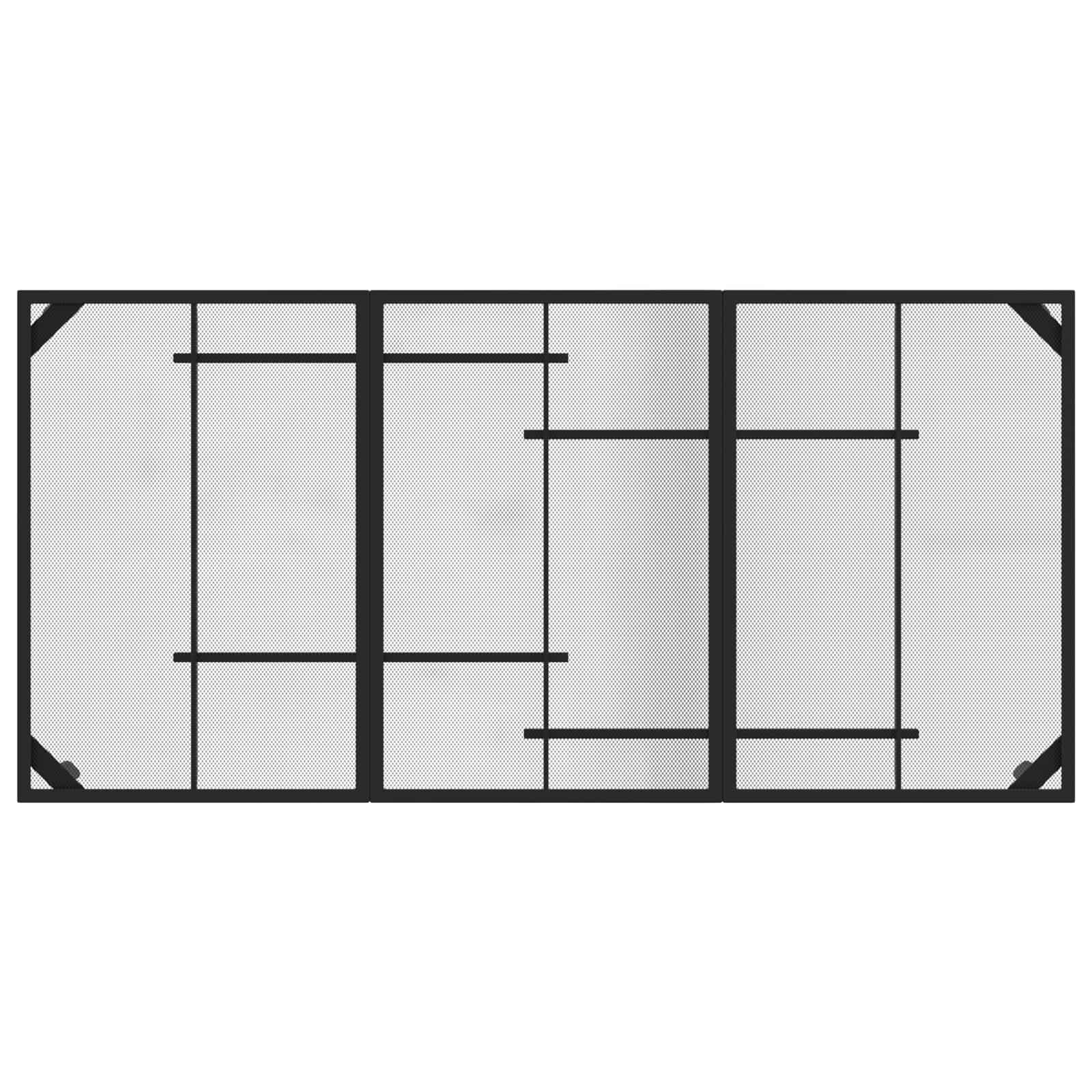 Buitenmeubelset 5 pcs Antracietkleurig Ijzer en Staal