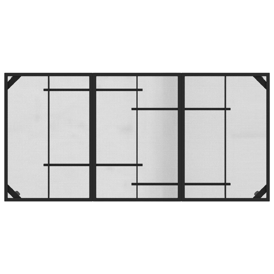 Buitenmeubelset 7 pcs Antracietkleurig Ijzer en Staal