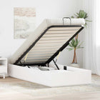 Ottoman Bed Frame White 90 x 200 cm Solid Pine