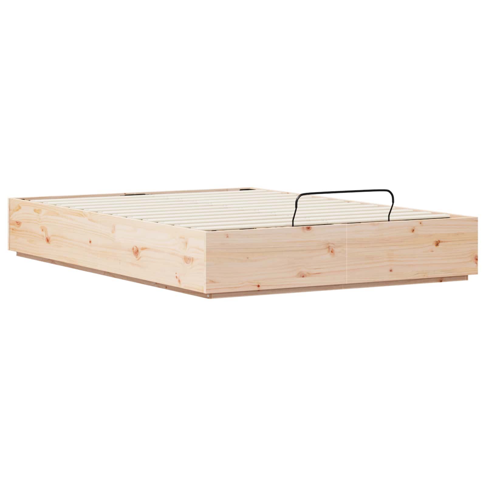 Ottoman Bedframe Naturel 120 x 190 cm Massief grenenhout