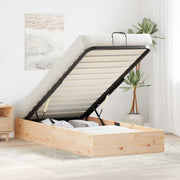 Bedframe 70x190 cm massief grenenhout naturel