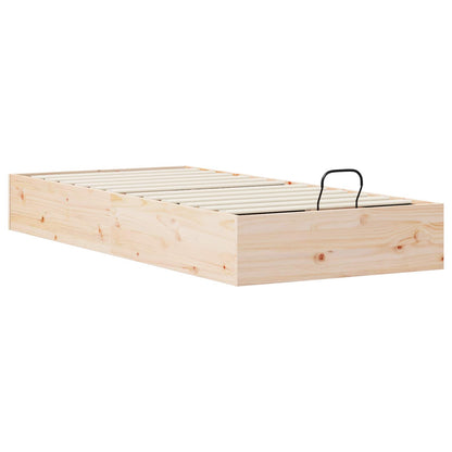Ottoman Bedframe met Opslag 2 pcs Naturel 70 x 190 cm