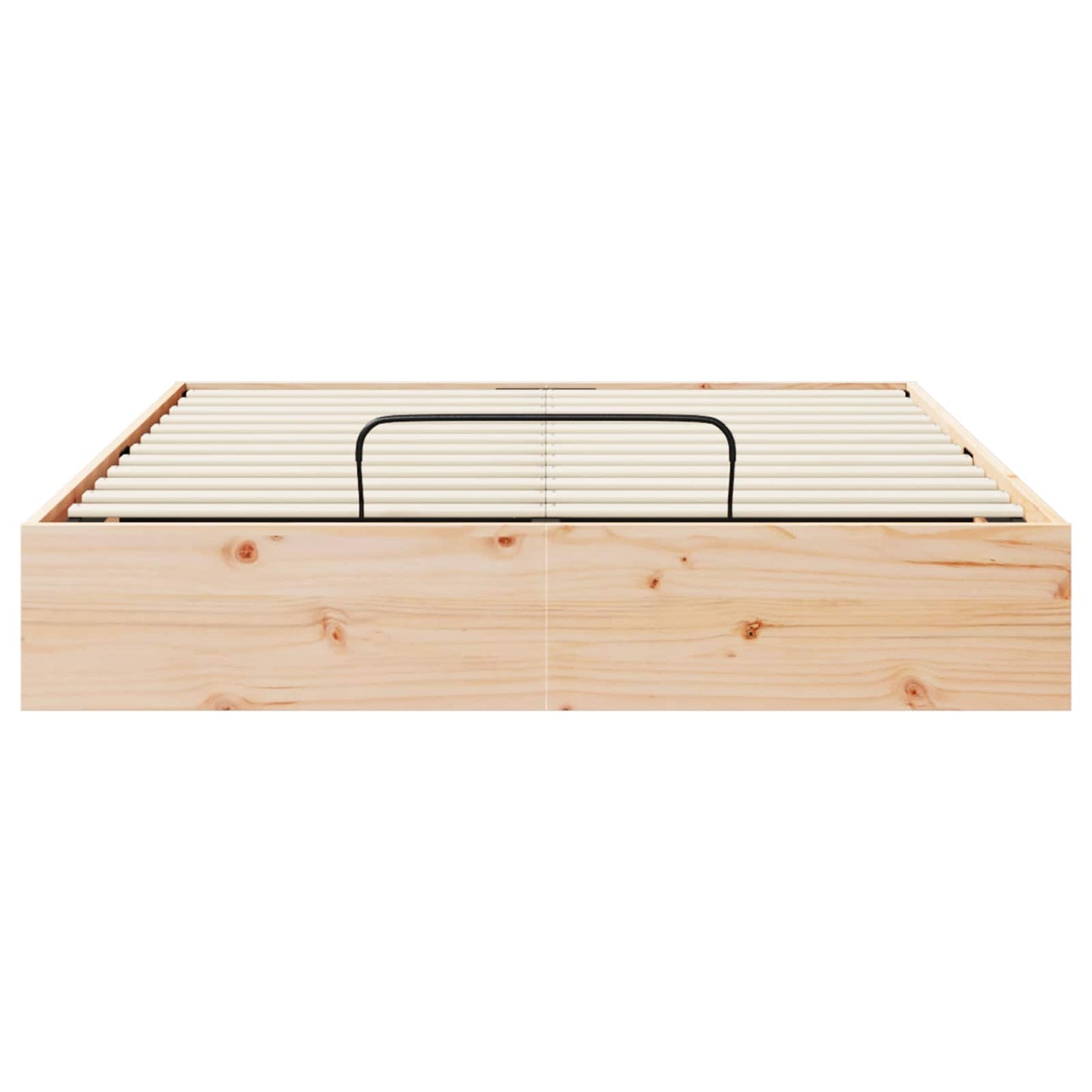 Ottoman Bedframe met Opslag Naturel 135 x 190 cm