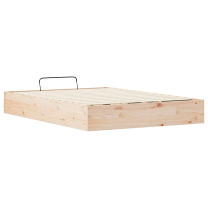 Ottoman Bedframe met Opslag Naturel 150 x 200 cm