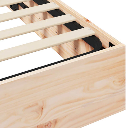 Ottoman Bedframe met Opslag Naturel 180 x 200 cm