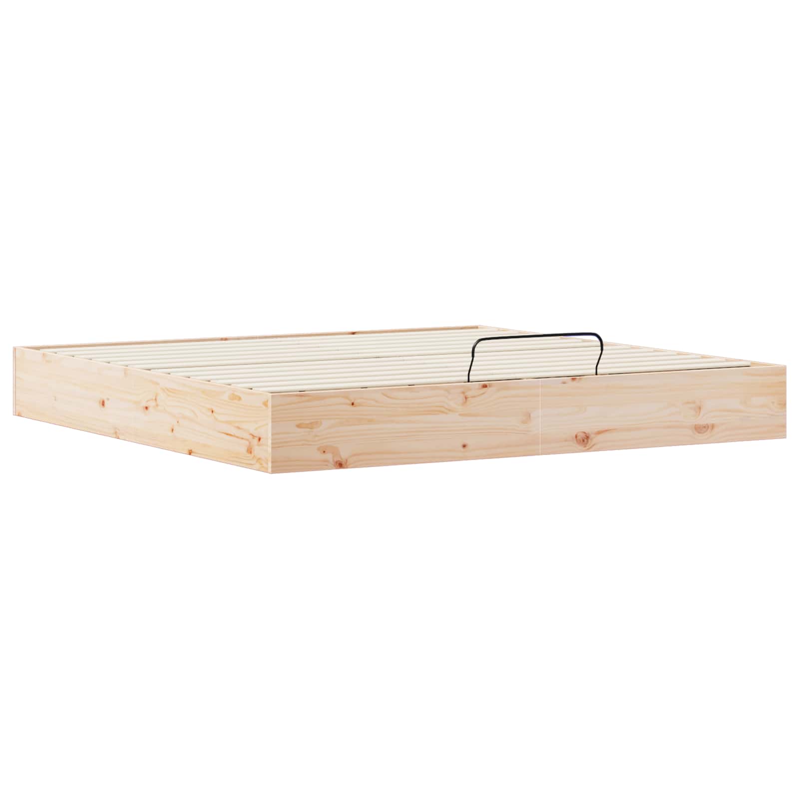 Ottoman Bedframe met Opslag Naturel 180 x 200 cm