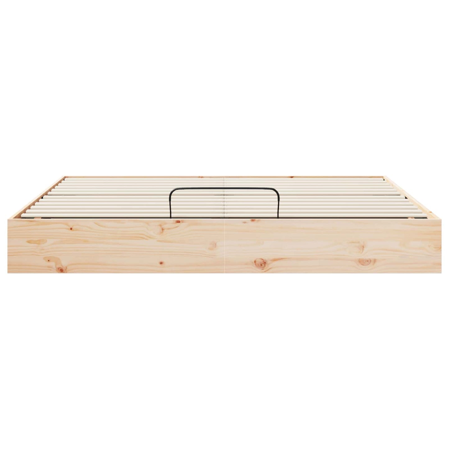 Ottoman Bedframe met Opslag Naturel 200 x 200 cm