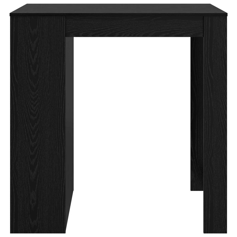 Bartafel met lade Zwart Eiken 102 x 70 x 103,5 cm Bewerkt hout