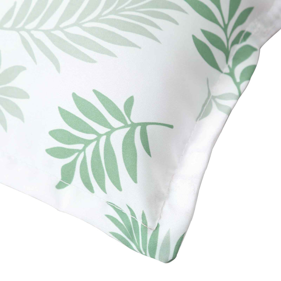 Lowback Stoelkussen Blad 6 pcs Wit 100 x 50 x 7 cm oxford
