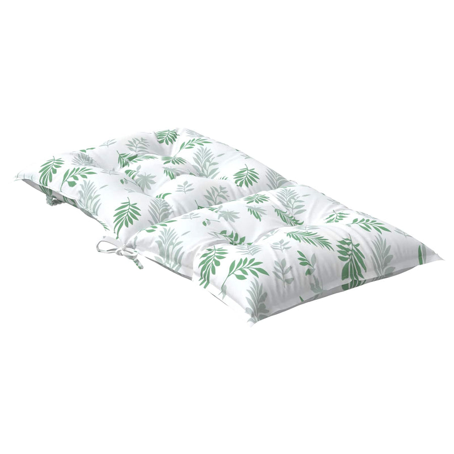 Lowback Stoelkussen Blad 6 pcs Wit 100 x 50 x 7 cm oxford
