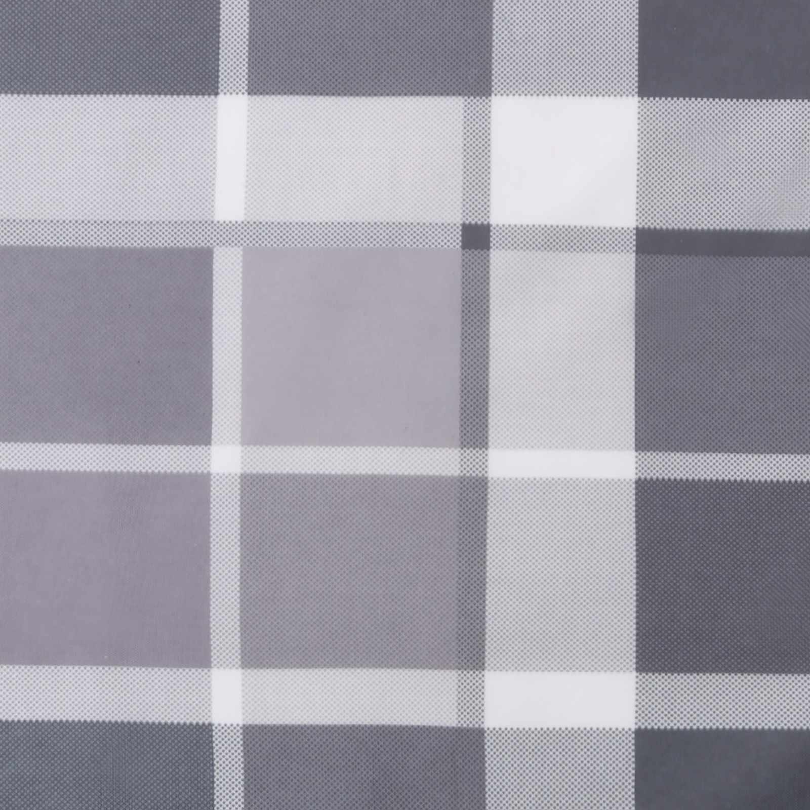 Buiten Kussen Geruit 4 pcs Grijs Ruit 60 x 60 cm Stof