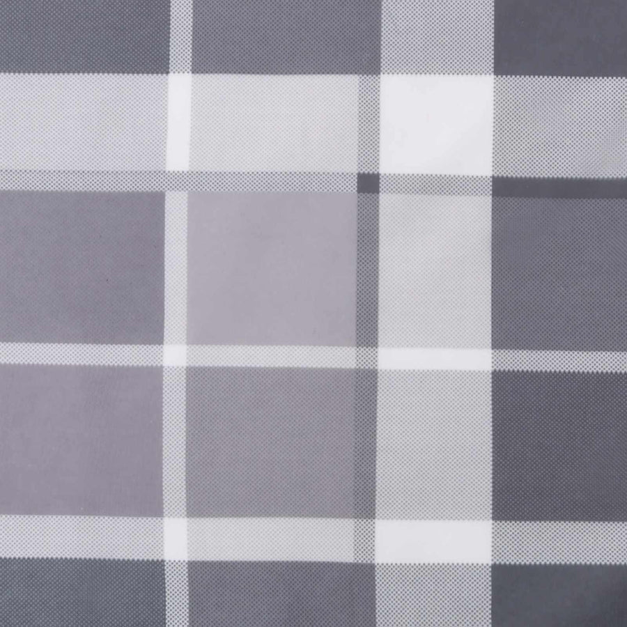 Buiten Kussen Geruit 4 pcs Grijs Ruit 60 x 60 cm Stof