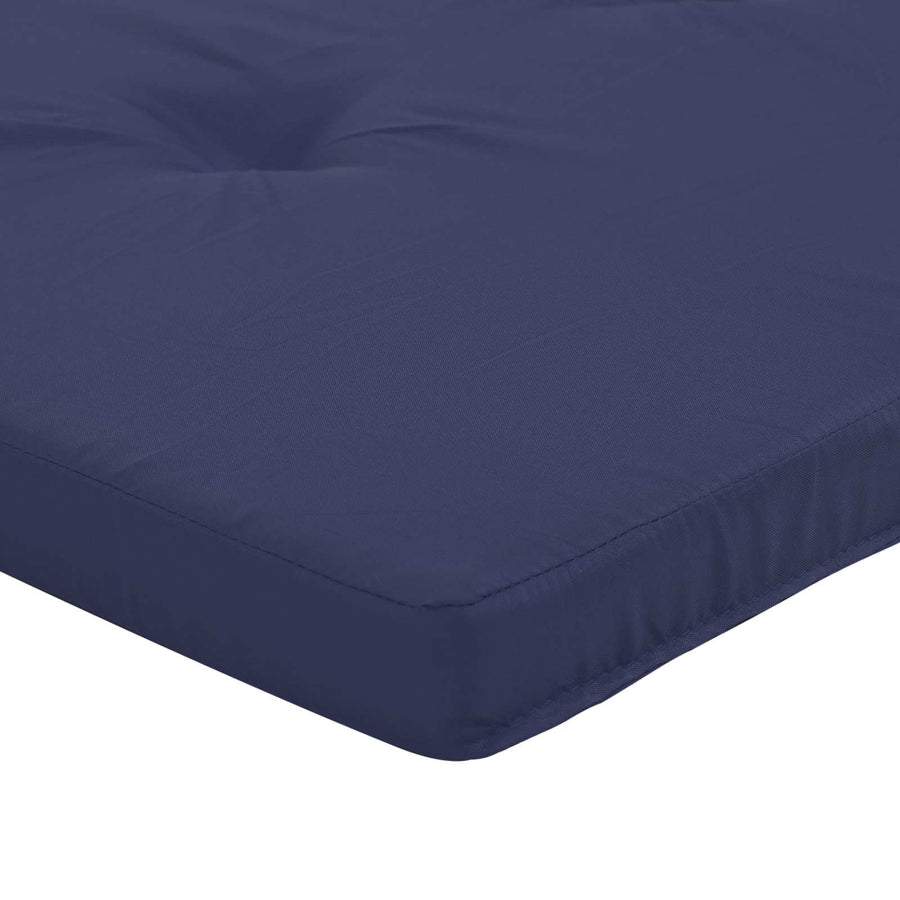 Buiten Kussen 2 pcs Marineblauw 180 x 55 x 7 cm Stof