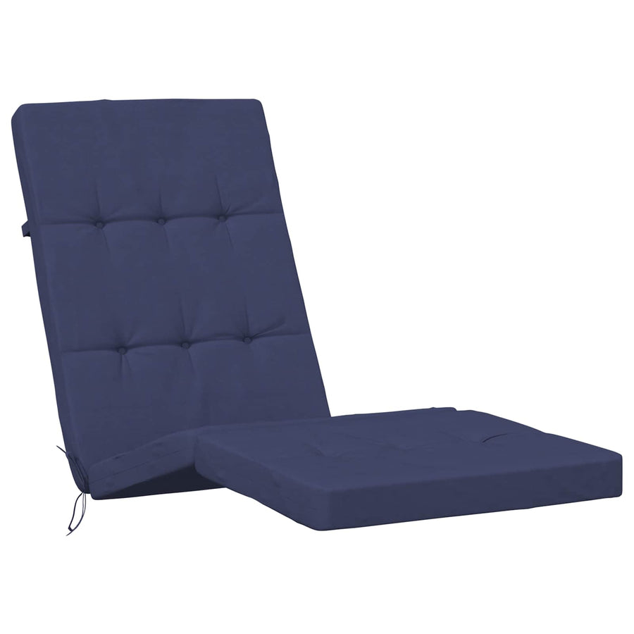 Buiten Kussen 2 pcs Marineblauw 180 x 55 x 7 cm Stof