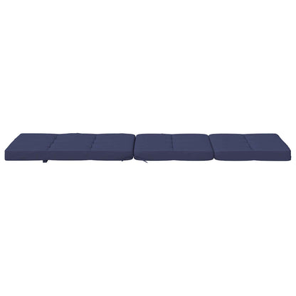 Buiten Kussen 2 pcs Marineblauw 180 x 55 x 7 cm Stof