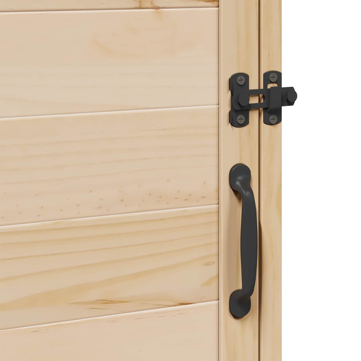 Tuinschuur Naturel 59 x 56 x 113,5 cm Bewerkt hout