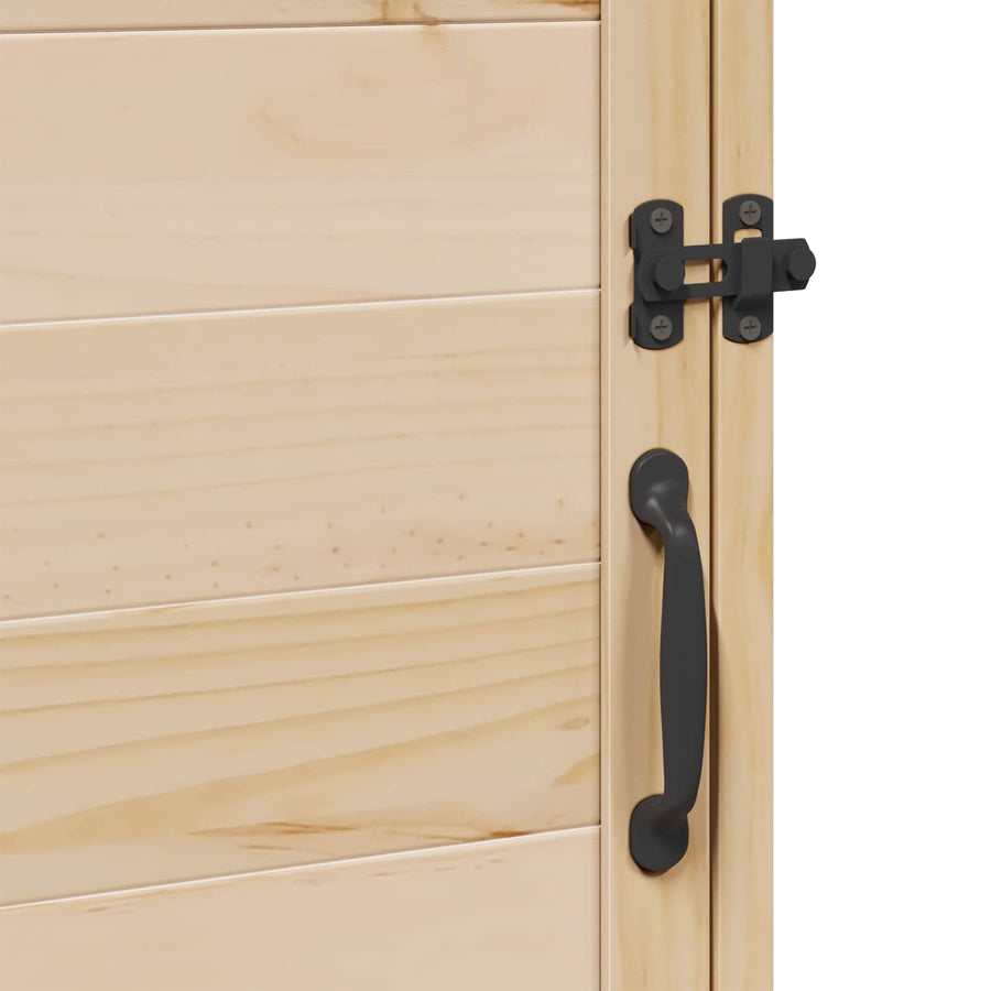 Tuinschuur Naturel 59 x 56 x 113,5 cm Bewerkt hout