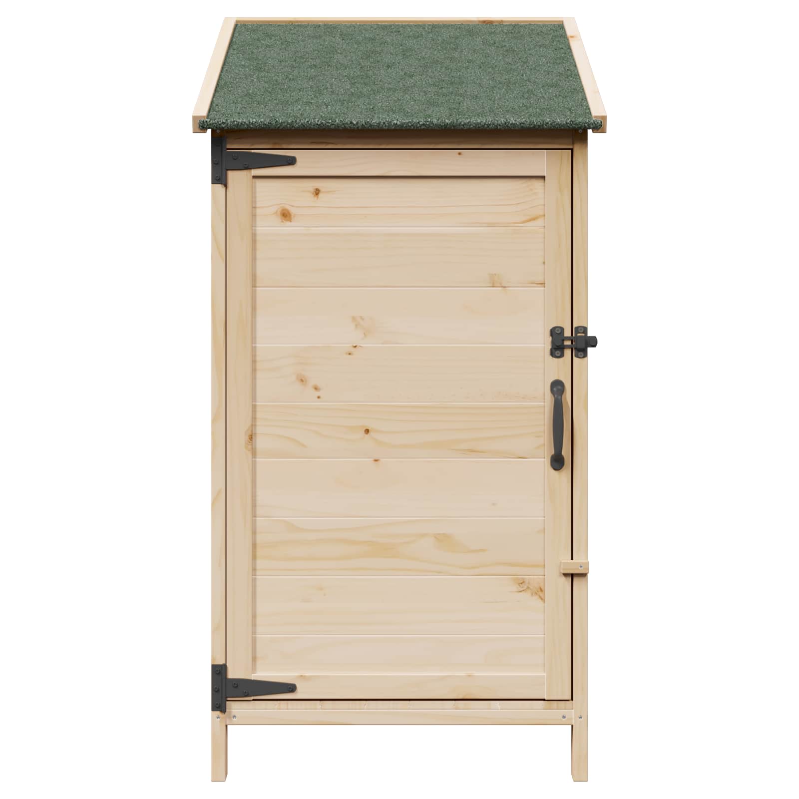 Tuinschuur Naturel 59 x 56 x 113,5 cm Bewerkt hout