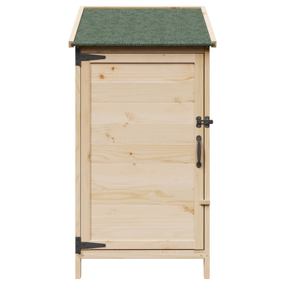 Tuinschuur Naturel 59 x 56 x 113,5 cm Bewerkt hout