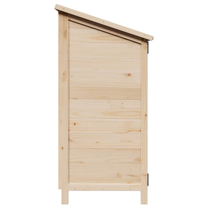 Tuinschuur Naturel 59 x 56 x 113,5 cm Bewerkt hout