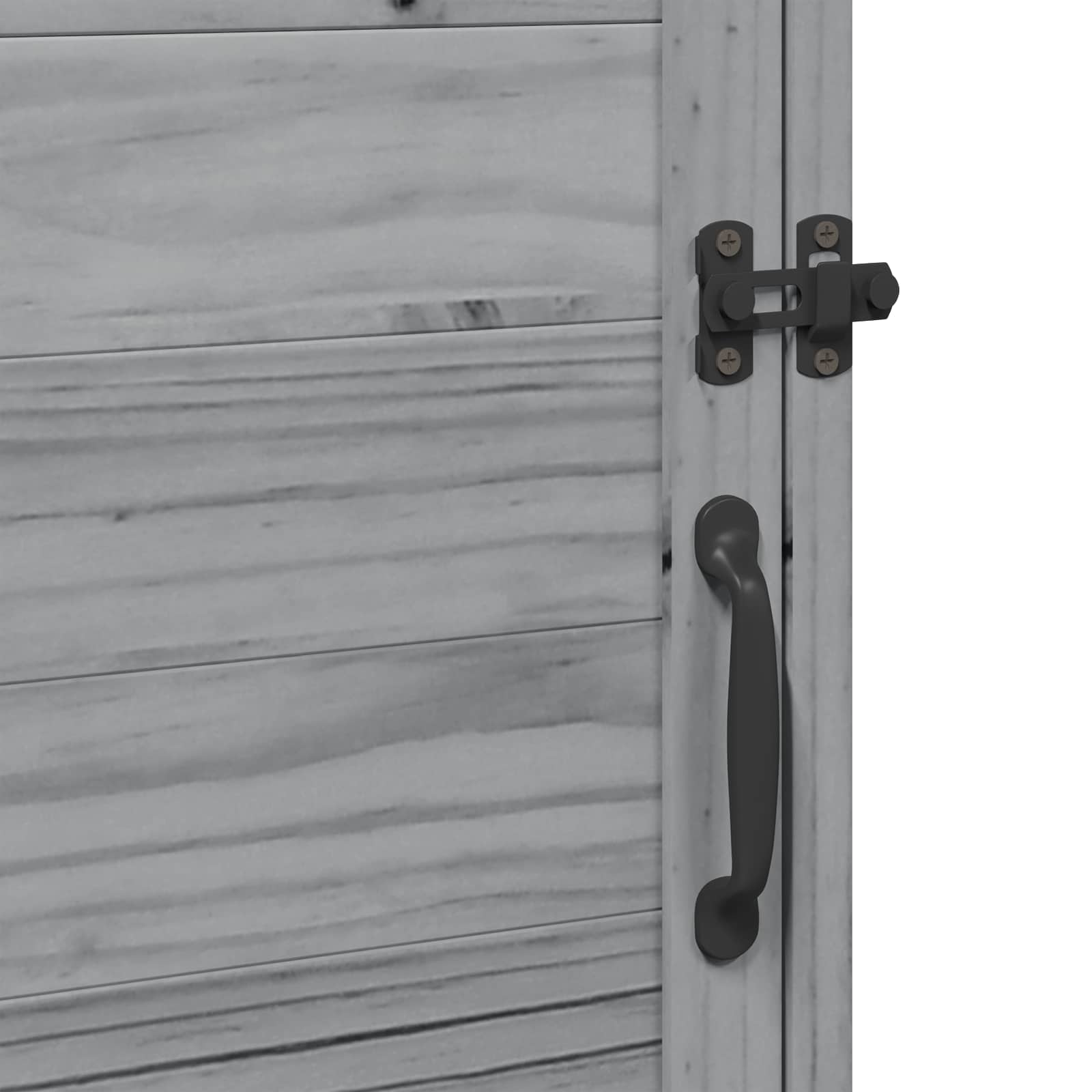 Tuinschuur Grijs 59 x 56 x 113,5 cm Bewerkt hout