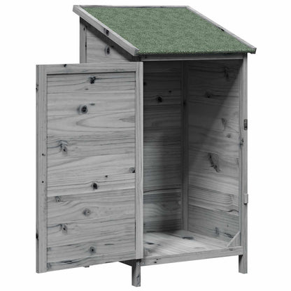 Tuinschuur Grijs 59 x 56 x 113,5 cm Bewerkt hout