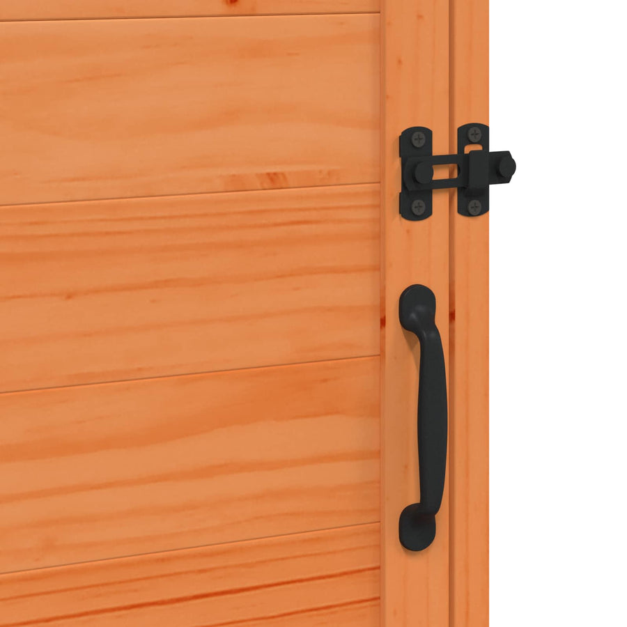 Tuinschuur Bruin 59 x 56 x 113,5 cm Bewerkt hout