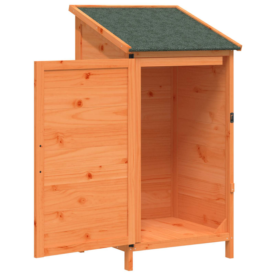 Tuinschuur Bruin 59 x 56 x 113,5 cm Bewerkt hout