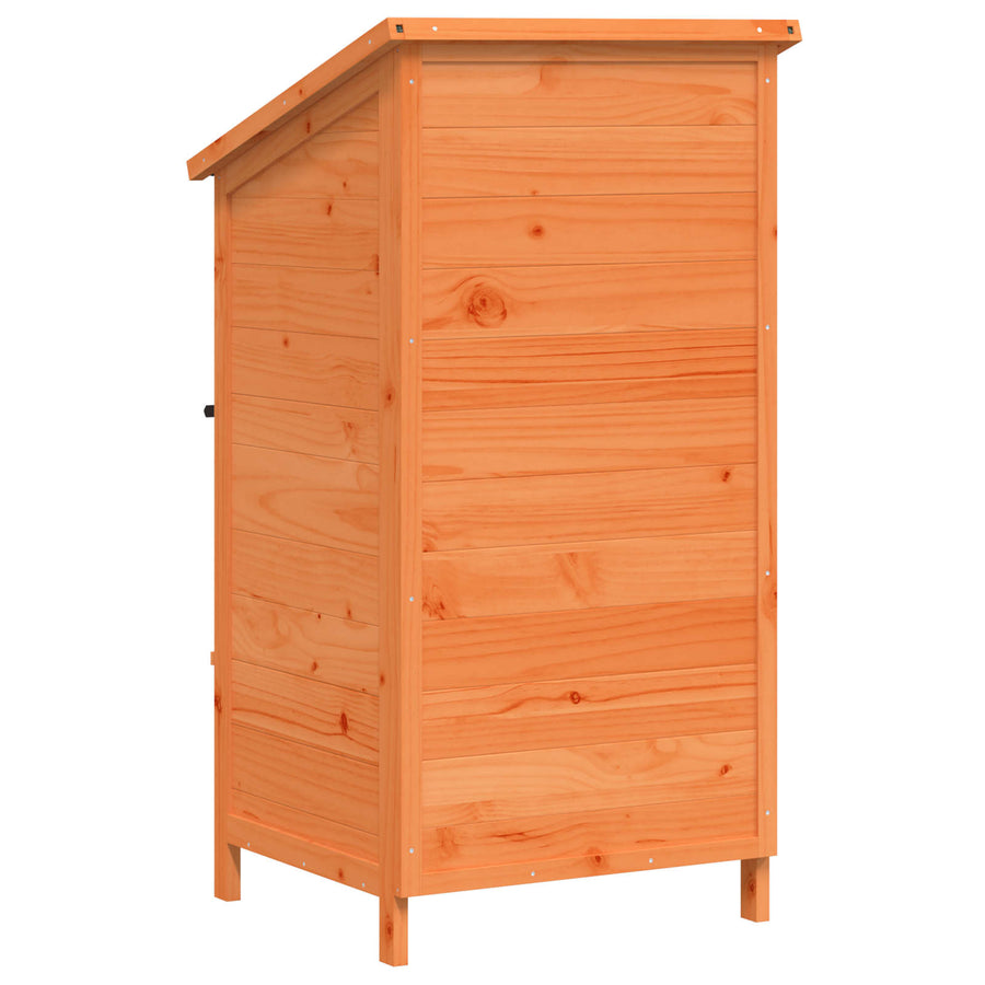 Tuinschuur Bruin 59 x 56 x 113,5 cm Bewerkt hout