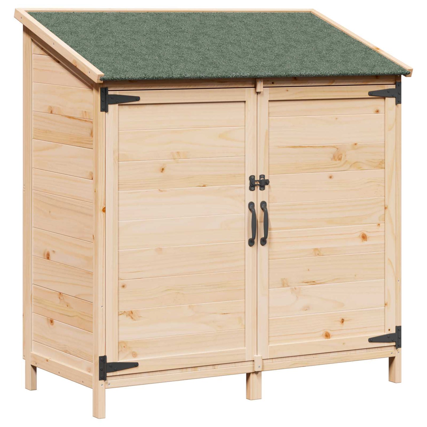 Tuinschuur Naturel 106,5 x 56 x 113,5 cm Bewerkt hout