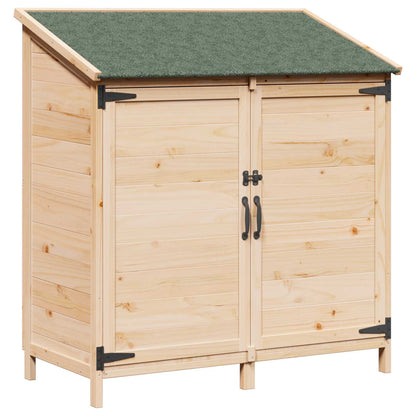 Tuinschuur Naturel 106,5 x 56 x 113,5 cm Bewerkt hout