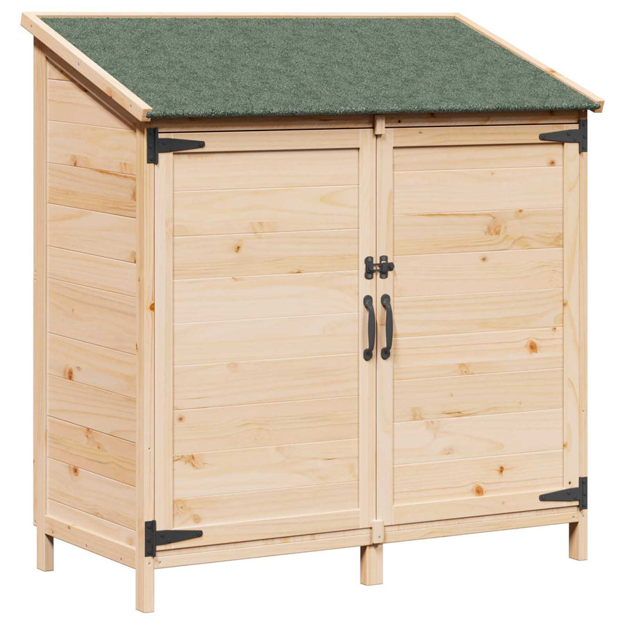 Tuinschuur Naturel 106,5 x 56 x 113,5 cm Bewerkt hout