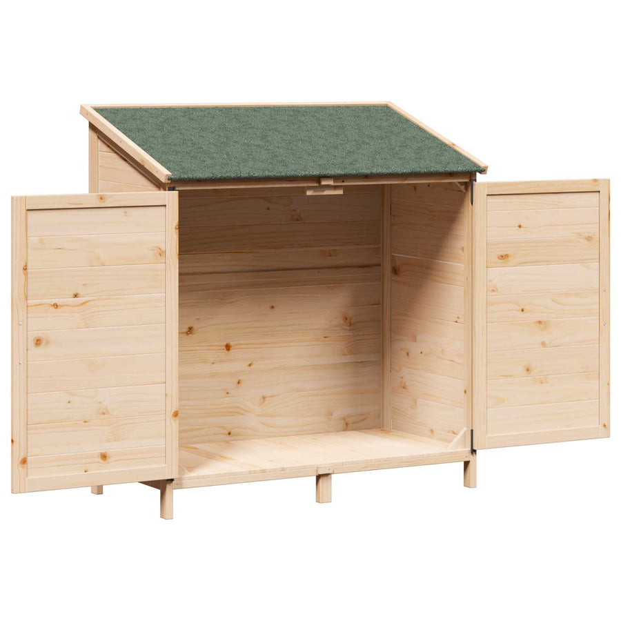 Tuinschuur Naturel 106,5 x 56 x 113,5 cm Bewerkt hout