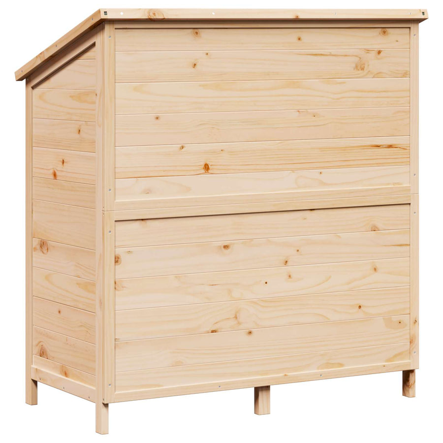 Tuinschuur Naturel 106,5 x 56 x 113,5 cm Bewerkt hout