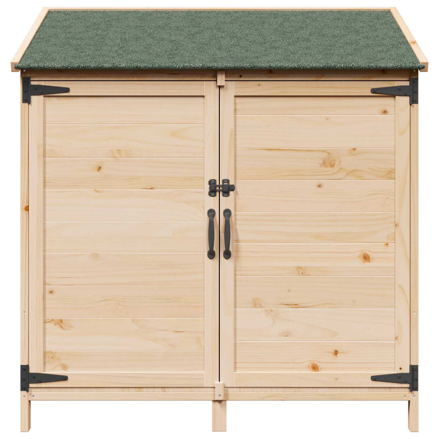 Tuinschuur Naturel 106,5 x 56 x 113,5 cm Bewerkt hout