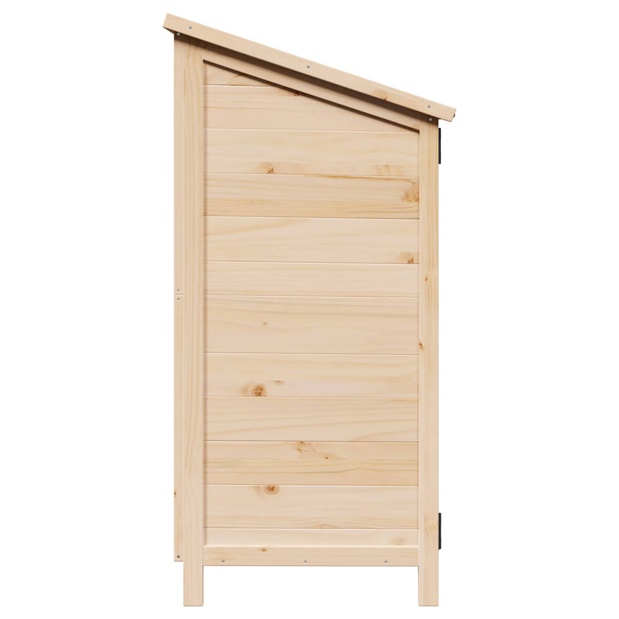 Tuinschuur Naturel 106,5 x 56 x 113,5 cm Bewerkt hout