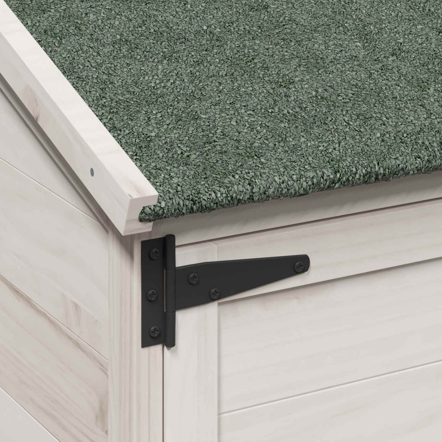 Tuinschuur Wit 106,5 x 56 x 113,5 cm Bewerkt hout