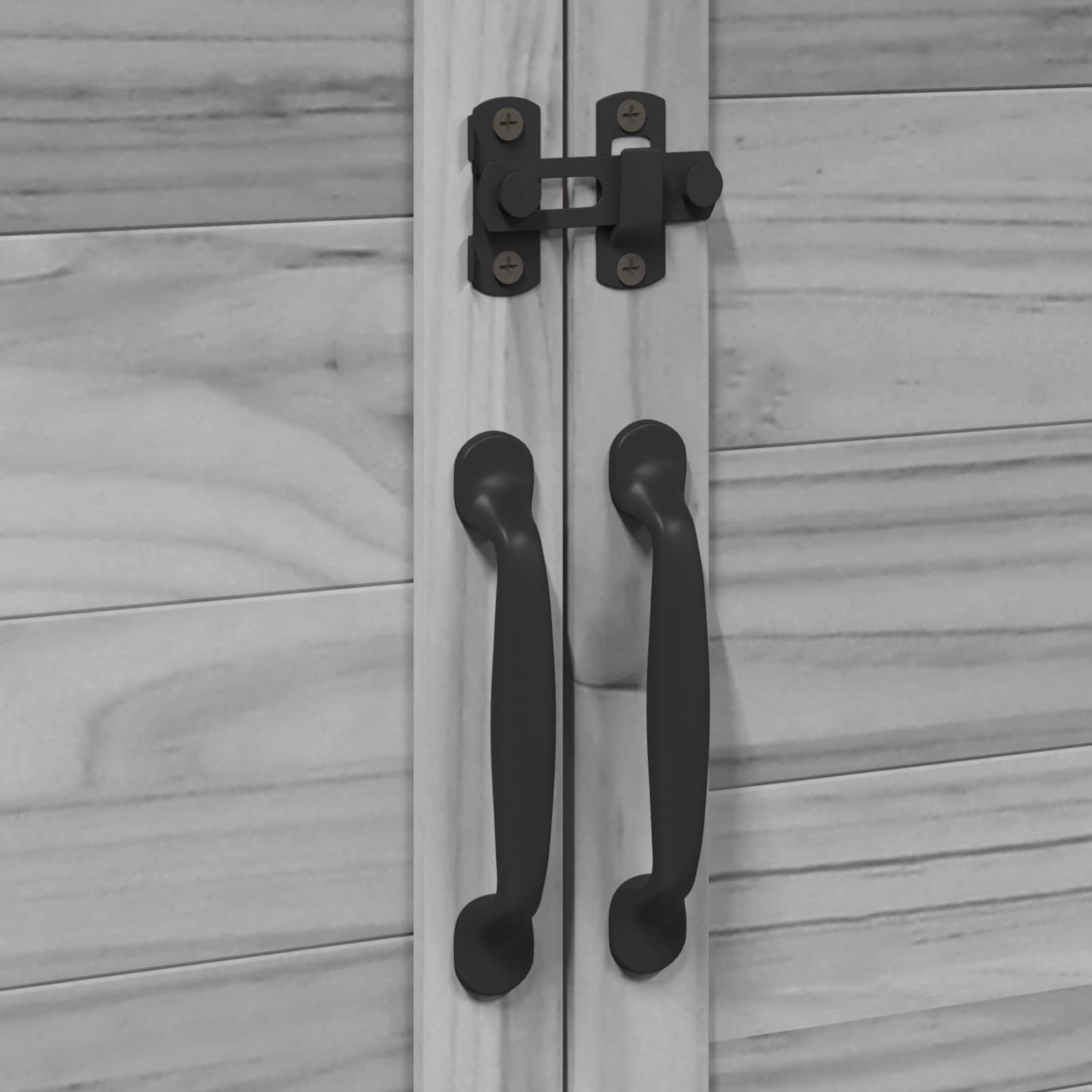 Tuinschuur Grijs 106,5 x 56 x 113,5 cm Bewerkt hout