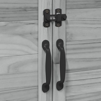 Tuinschuur Grijs 106,5 x 56 x 113,5 cm Bewerkt hout