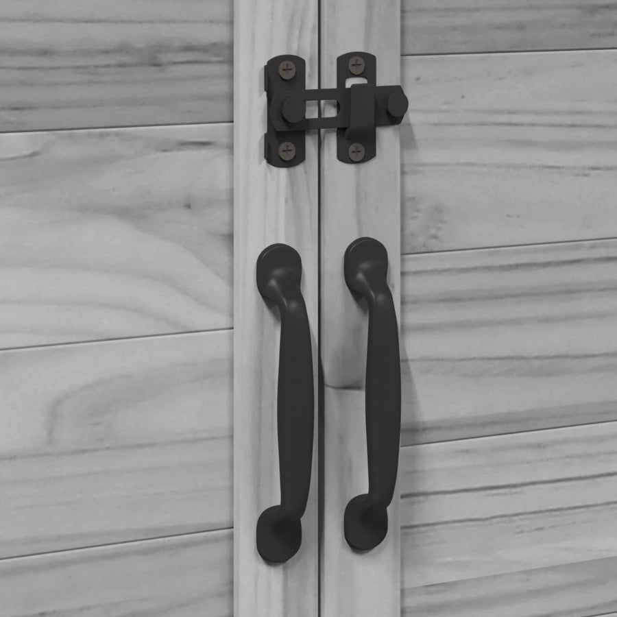 Tuinschuur Grijs 106,5 x 56 x 113,5 cm Bewerkt hout