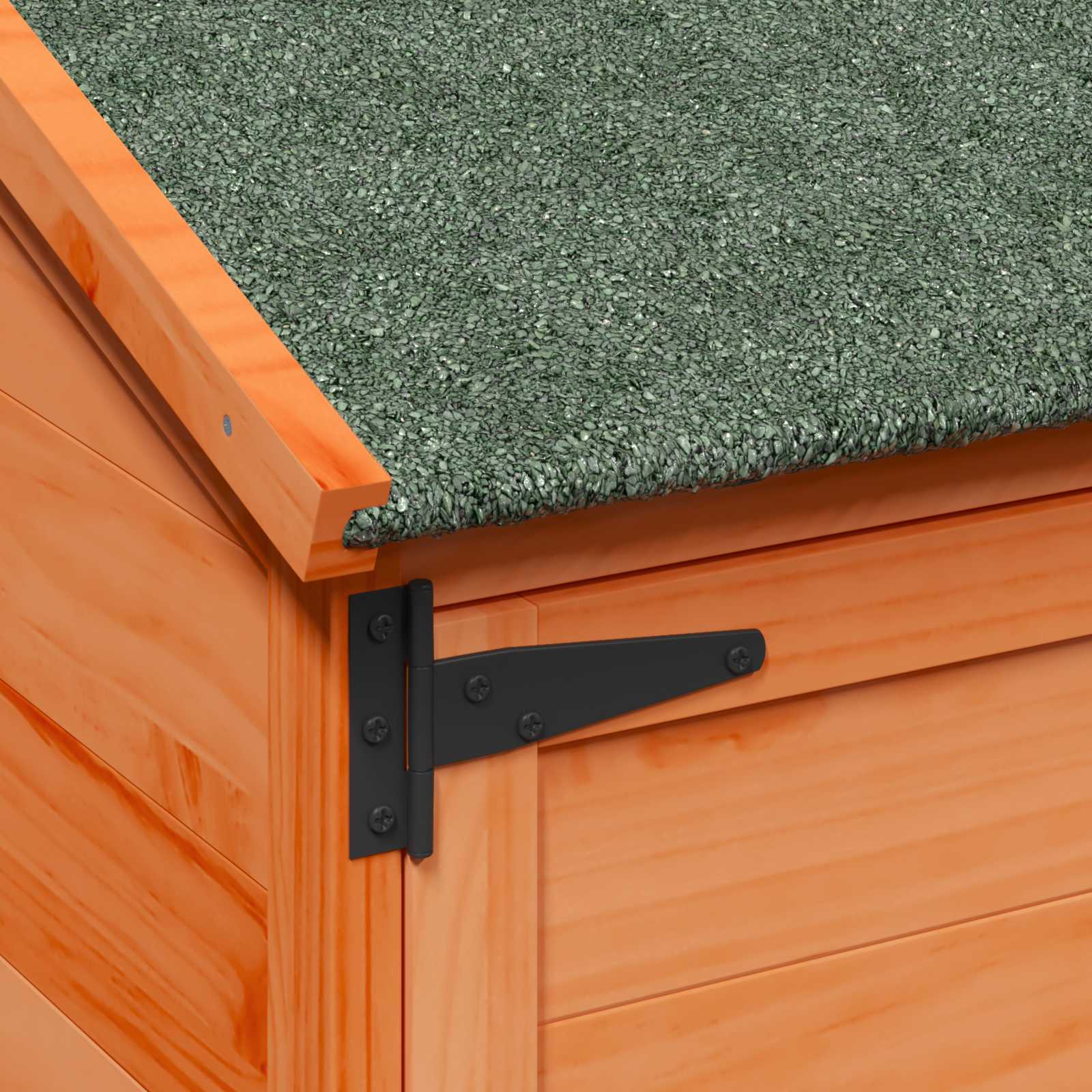 Tuinschuur Bruin 106,5 x 56 x 113,5 cm Bewerkt hout