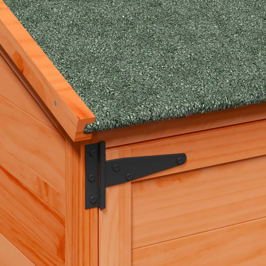 Tuinschuur Bruin 106,5 x 56 x 113,5 cm Bewerkt hout