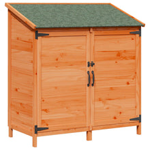 Tuinschuur Bruin 106,5 x 56 x 113,5 cm Bewerkt hout