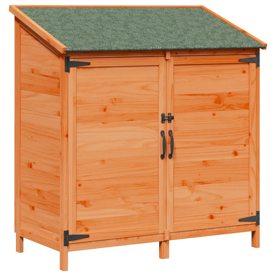 Tuinschuur Bruin 106,5 x 56 x 113,5 cm Bewerkt hout