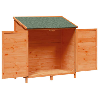 Tuinschuur Bruin 106,5 x 56 x 113,5 cm Bewerkt hout