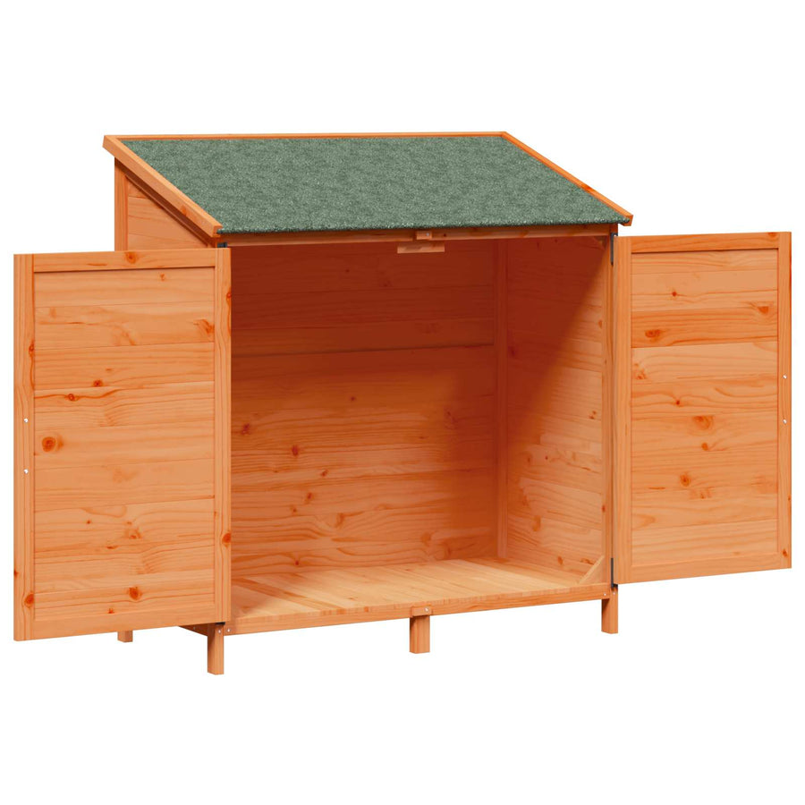 Tuinschuur Bruin 106,5 x 56 x 113,5 cm Bewerkt hout