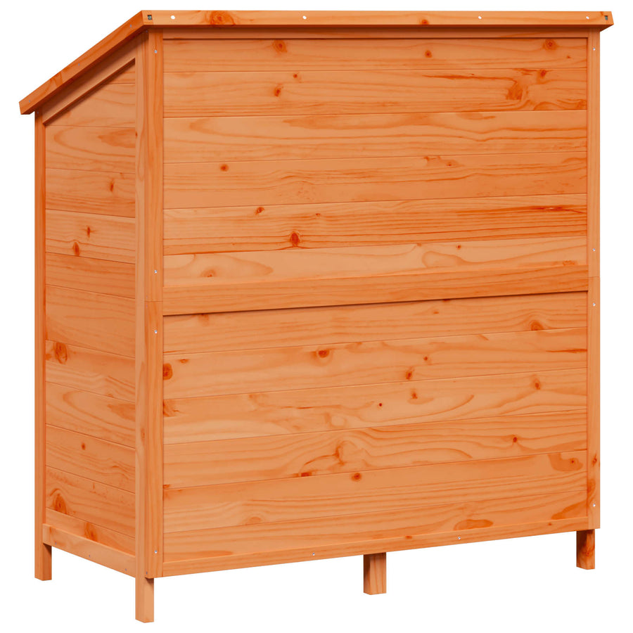 Tuinschuur Bruin 106,5 x 56 x 113,5 cm Bewerkt hout