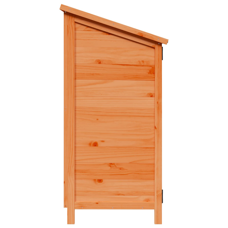 Tuinschuur Bruin 106,5 x 56 x 113,5 cm Bewerkt hout