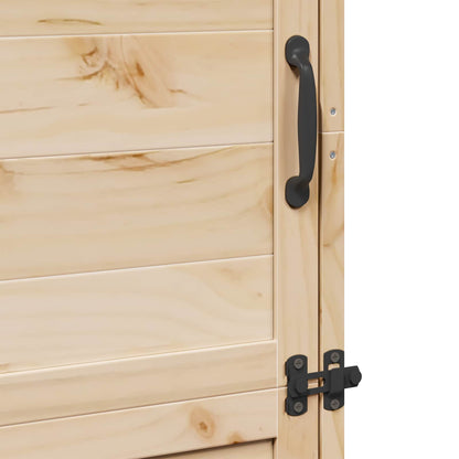 Tuinschuur Naturel 59,5 x 56 x 176,5 cm Bewerkt hout