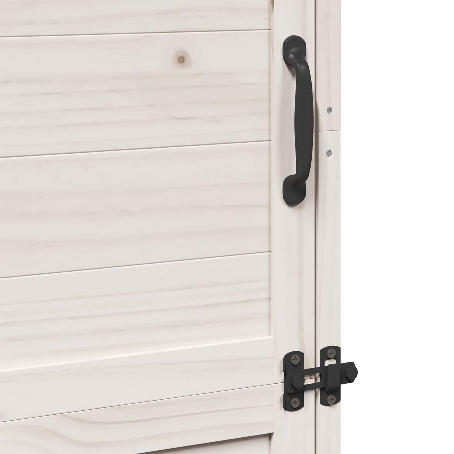 Tuinschuur Wit 59,5 x 56 x 176,5 cm Bewerkt hout